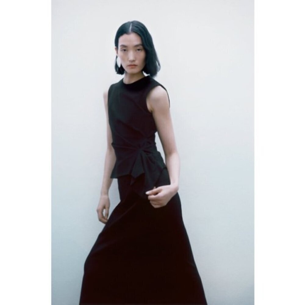 ZARA LAYERED MIDI SKIRT SIZE M 9212 466 800